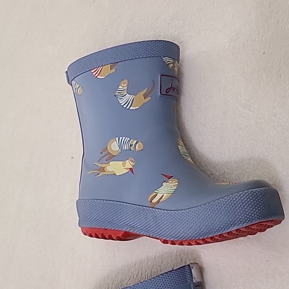joules Super Cute Otter Rain Boots Toddler Size 5 - Picture 9 of 15